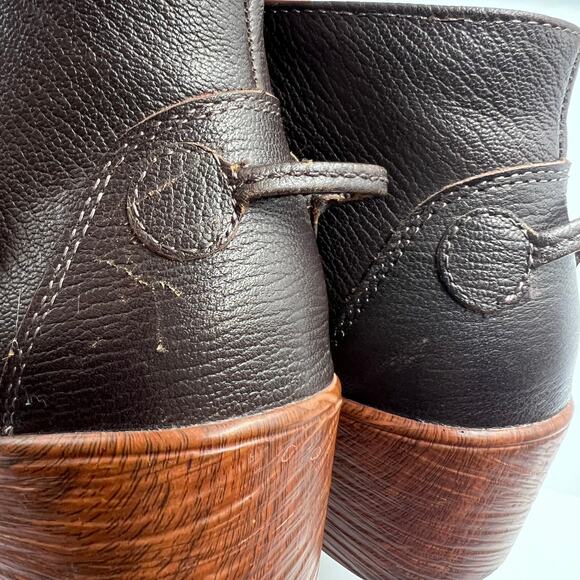 Alegria Espresso Symone Boots SYM-8104 Slip On Clogs Booties Women's UK 38 US 8 - Picture 2 of 14